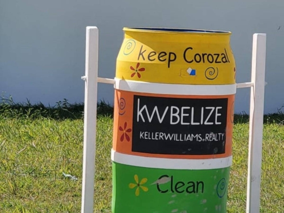 KW REDDAY Corozal Community Service Trash Cans